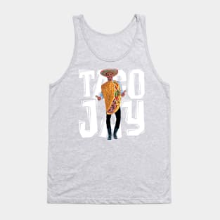 TACO JAY (BIG white font) Tank Top